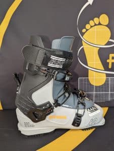 chaussure de ski K2 flex diverge modifié pour prothèse